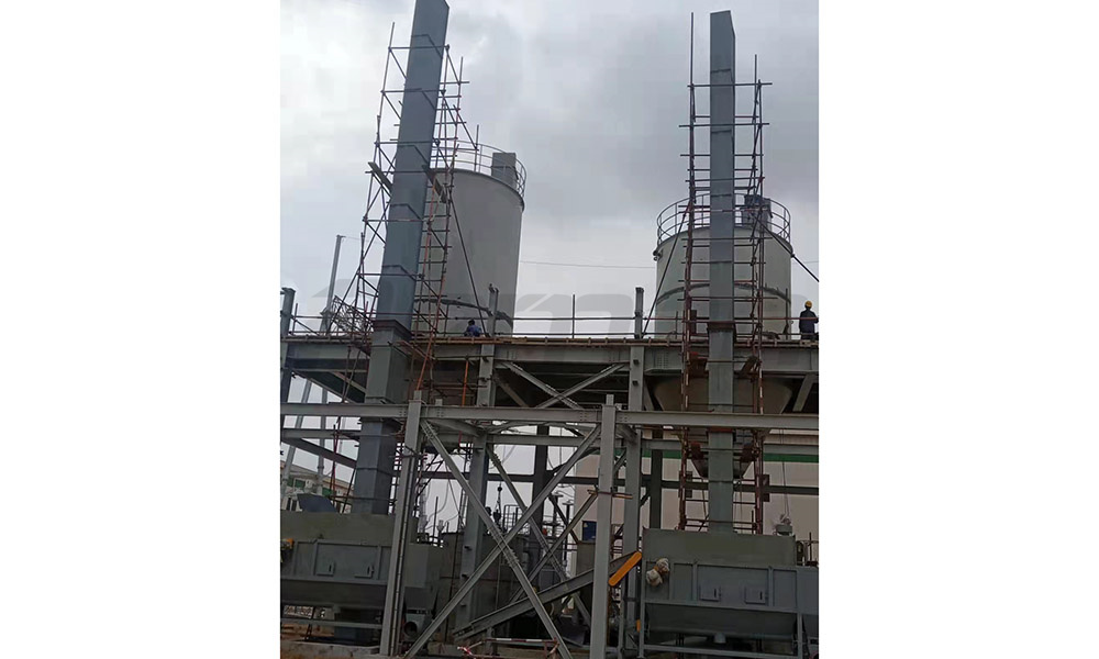 某公司斗提機(jī)項目現(xiàn)場